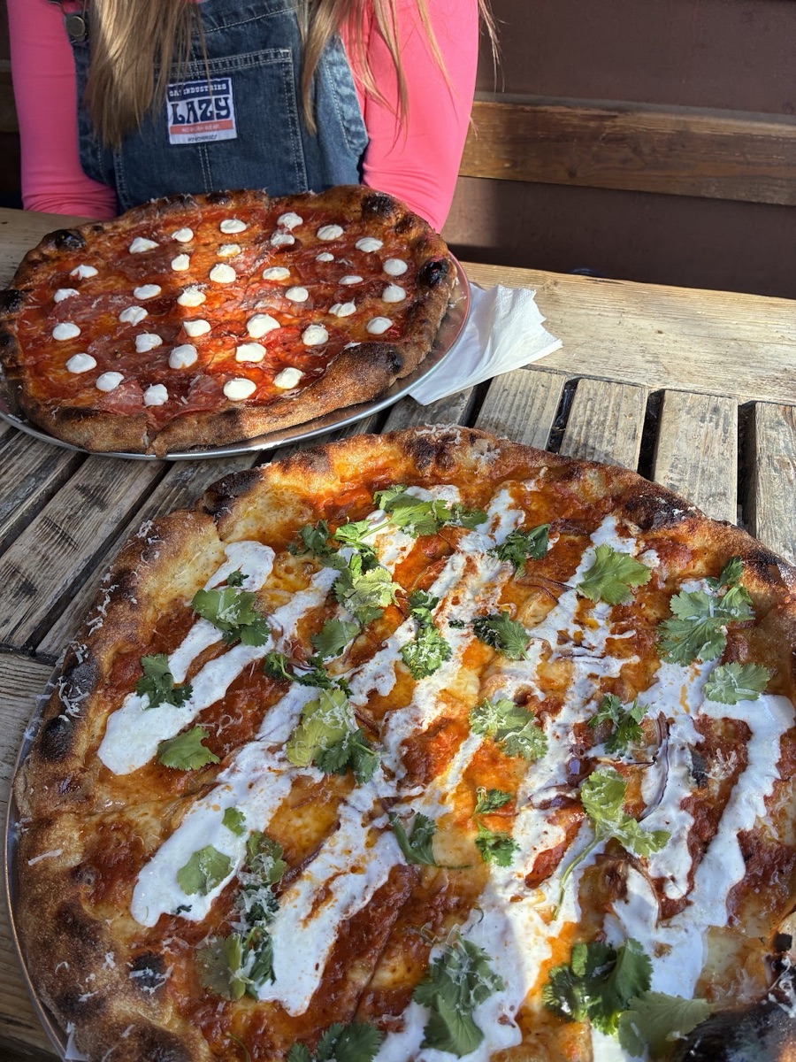The Tamil Pie — masala vodka sauce, lemon yoghurt and coriander